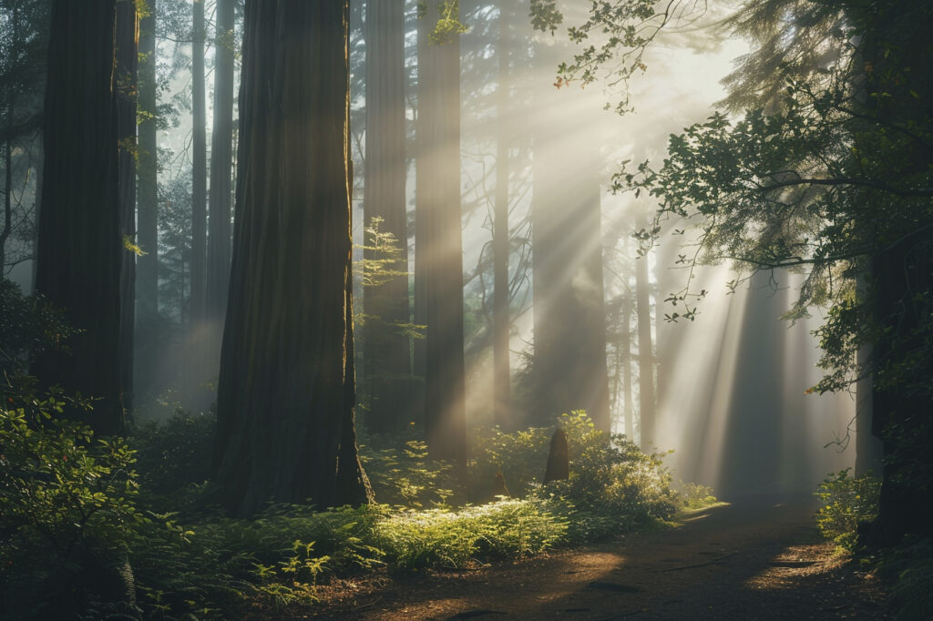 Redwood Forest KI-generiert